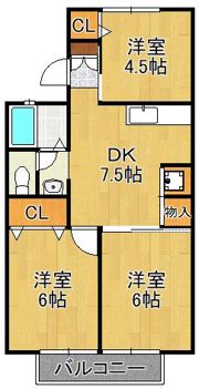 セジュールトヨダの間取り画像