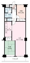グリーンコーポ谷津坂の間取り画像