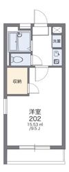 レオパレスパストラルの間取り画像