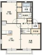さくらハイツの間取り画像