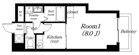 ディアコート瀬田駅前の間取り画像