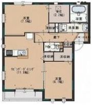 ジャルダン・デ・プレの間取り画像