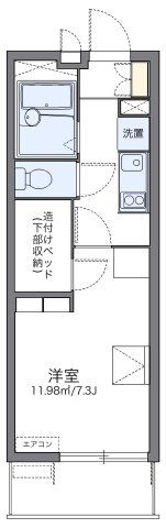 レオパレスヴィルヌーブの間取り画像