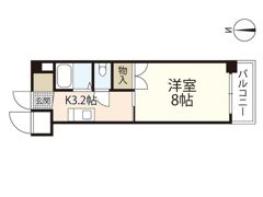 カーサ祇園の間取り画像