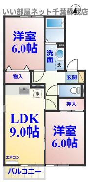 クレールシャンブルAの間取り画像