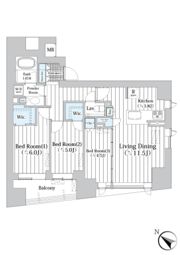 ザ・グランクラッセ日本橋イーストの間取り画像