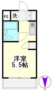 TOP下赤塚第2の間取り画像