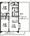 マンションディアコートの間取り画像