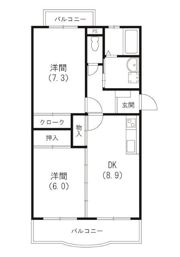 エクレールBの間取り画像