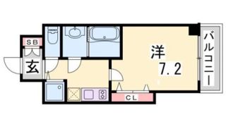Luxe芦屋南の間取り画像