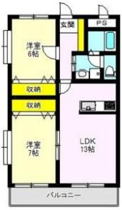 コンフォールの間取り画像