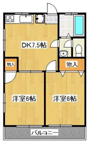 コーポ五十嵐の間取り画像