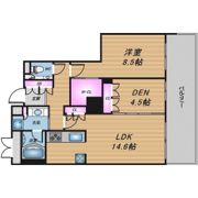 タワーザ上町台の間取り画像