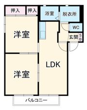 ル パンBの間取り画像