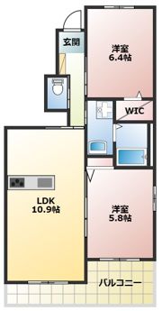 レガシーフィールドの間取り画像
