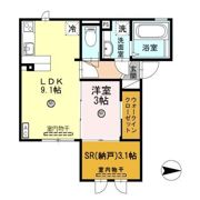 グレースフィーノ花月の間取り画像