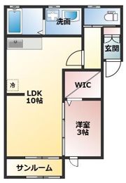 クロノスBの間取り画像