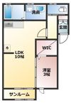クロノスBの間取り画像