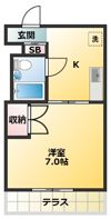 ヴィレッジⅠの間取り画像