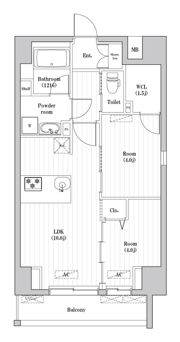 アーバンパーク押上の間取り画像