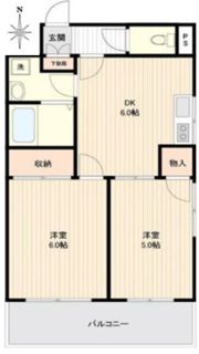 コーポ紅花の間取り画像