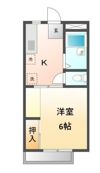 メゾンレスポワールCの間取り画像
