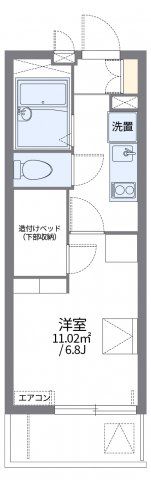 レオパレスKENの間取り画像