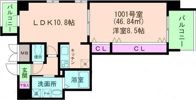 エス・キュート平野町の間取り画像