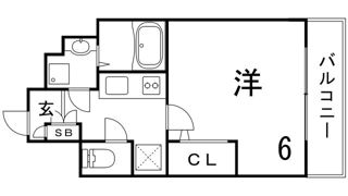 エスリード神戸三宮の間取り画像