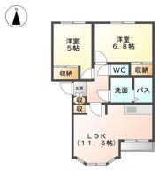ルナ フレアの間取り画像