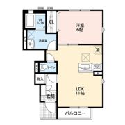 Fortunato香里園の間取り画像