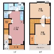 カトルレーヴの間取り画像
