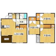 万博戸建の間取り画像