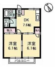 ホワイトコーポの間取り画像