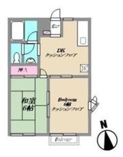 コート城山の間取り画像