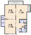 吉備津グリーンハイツの間取り画像