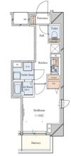 ガリシア駒込EASTの間取り画像