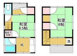 宮本5丁目貸家の間取り画像