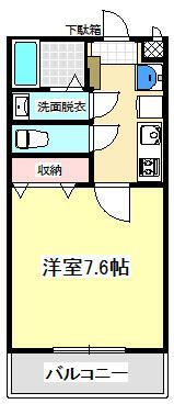 エクセルプラザ 埼玉大学生専用物件の間取り画像