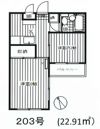 みずほ台宝ハイツの間取り画像