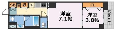 スプランディッド堀江の間取り画像