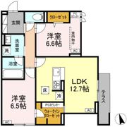 D-RESIDENCE府中西府町の間取り画像