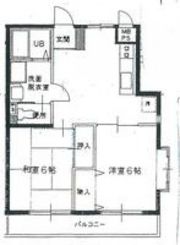 アピアコーポの間取り画像