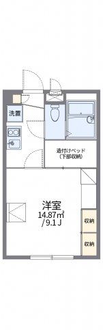 レオパレス白銀の間取り画像