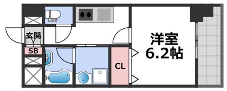 セイワパレス真田山公園南の間取り画像