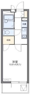 レオパレスフジニューコートの間取り画像