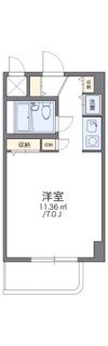 レオパレスエレガンスつくばの間取り画像