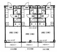 キャッスル境南の間取り画像