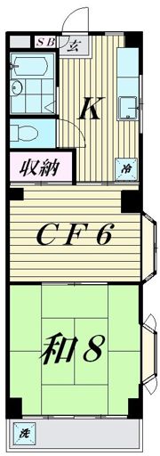 ローラ中央の間取り画像