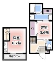 D-001（ディーゼロゼロワン）の間取り画像